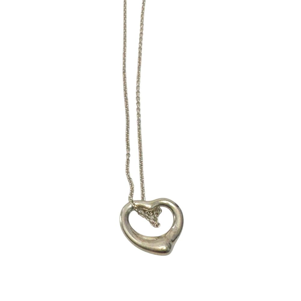 Tiffany & Co. Elsa Peretti Small Open Heart Necklace - Picture 8 of 12